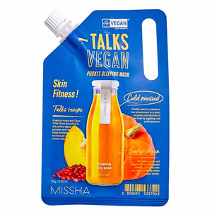Ночная маска MISSHA TALKS VEGAN POCKET SLEEPING MASK (SKIN FITNESS) (1ea)